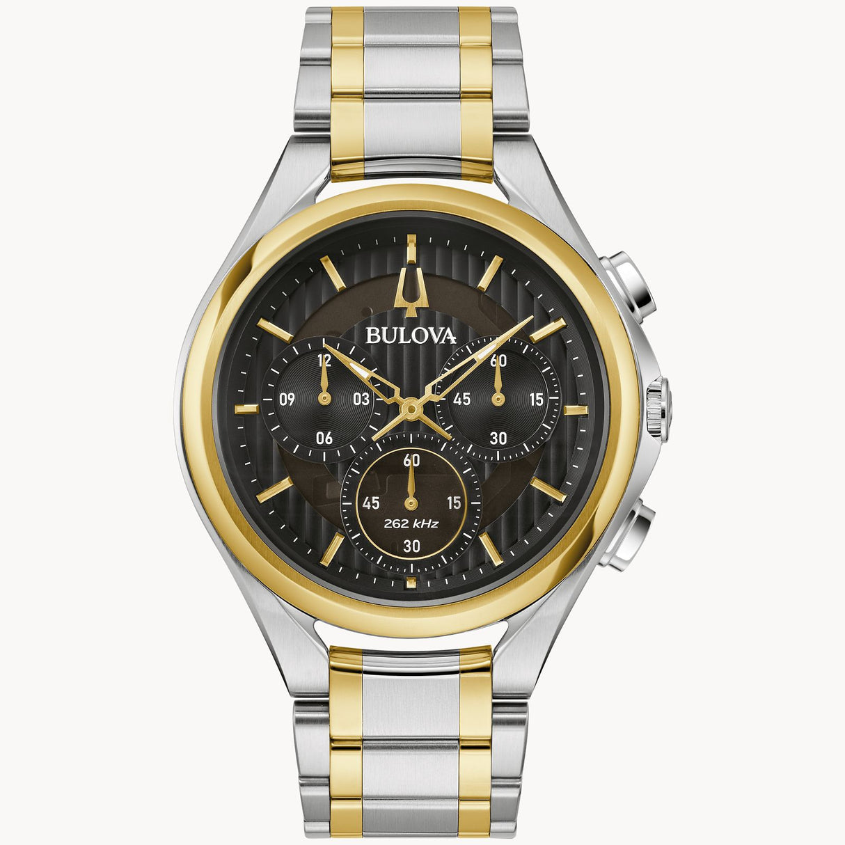 98A301 Reloj Bulova Curv de caballero pulsera de metal