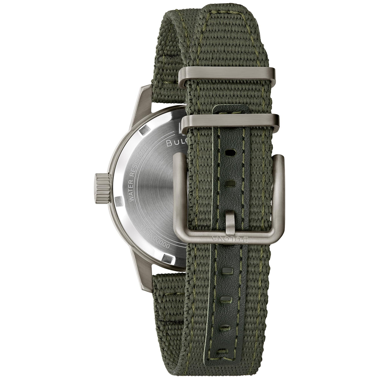 98A307 Reloj Bulova Hack Military de hombre pulsera de tela