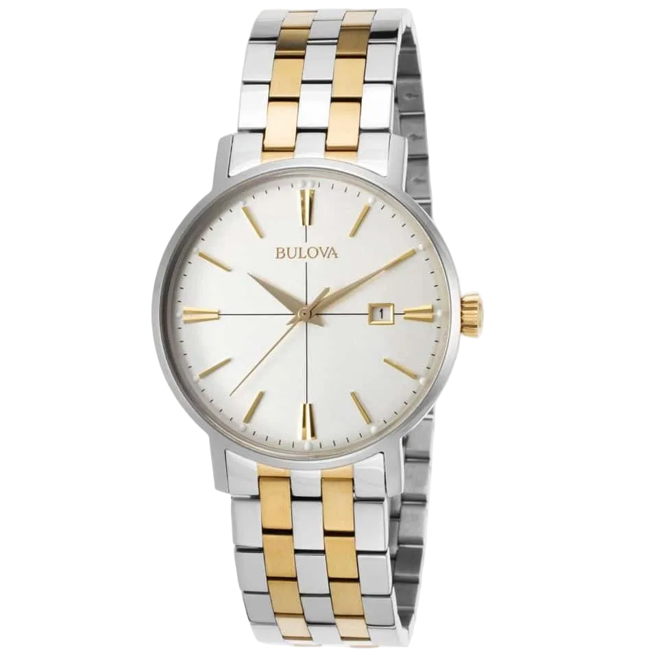98B255 Bulova Classic Dress Reloj Análogo para Hombre Banda de Metal