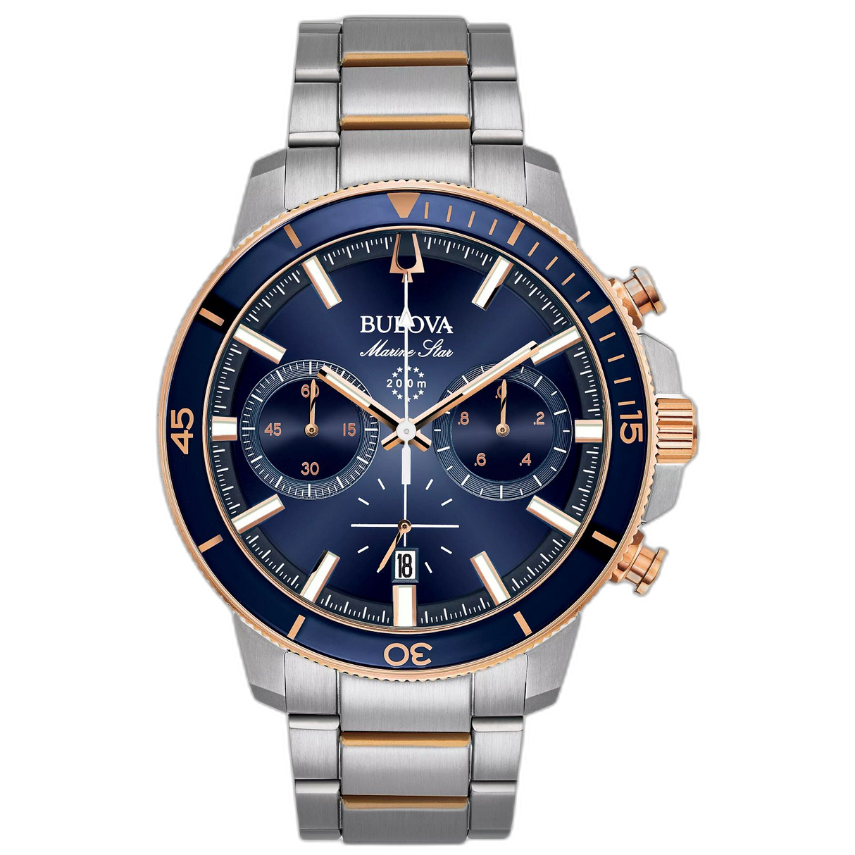 98B301 Reloj Bulova Marine Star de hombre correa de acero inoxidable