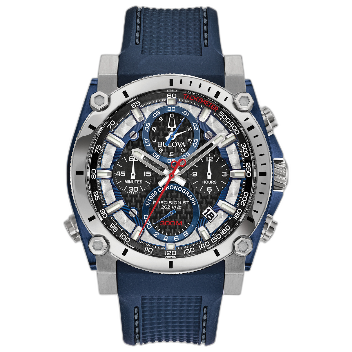 98B315 Reloj Bulova Icon de hombre pulsera de caucho 46.5 mm