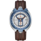 98B390 Reloj Bulova Parking Meter de hombre pulsera de cuero 43 mm