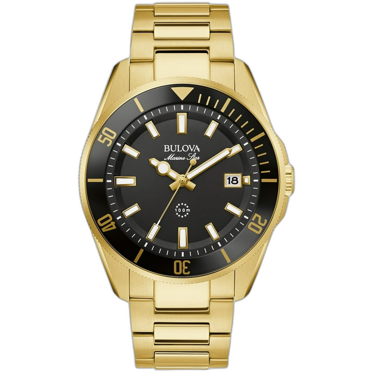 98B396 Reloj Bulova Marine Star Análogo para caballero banda de metal