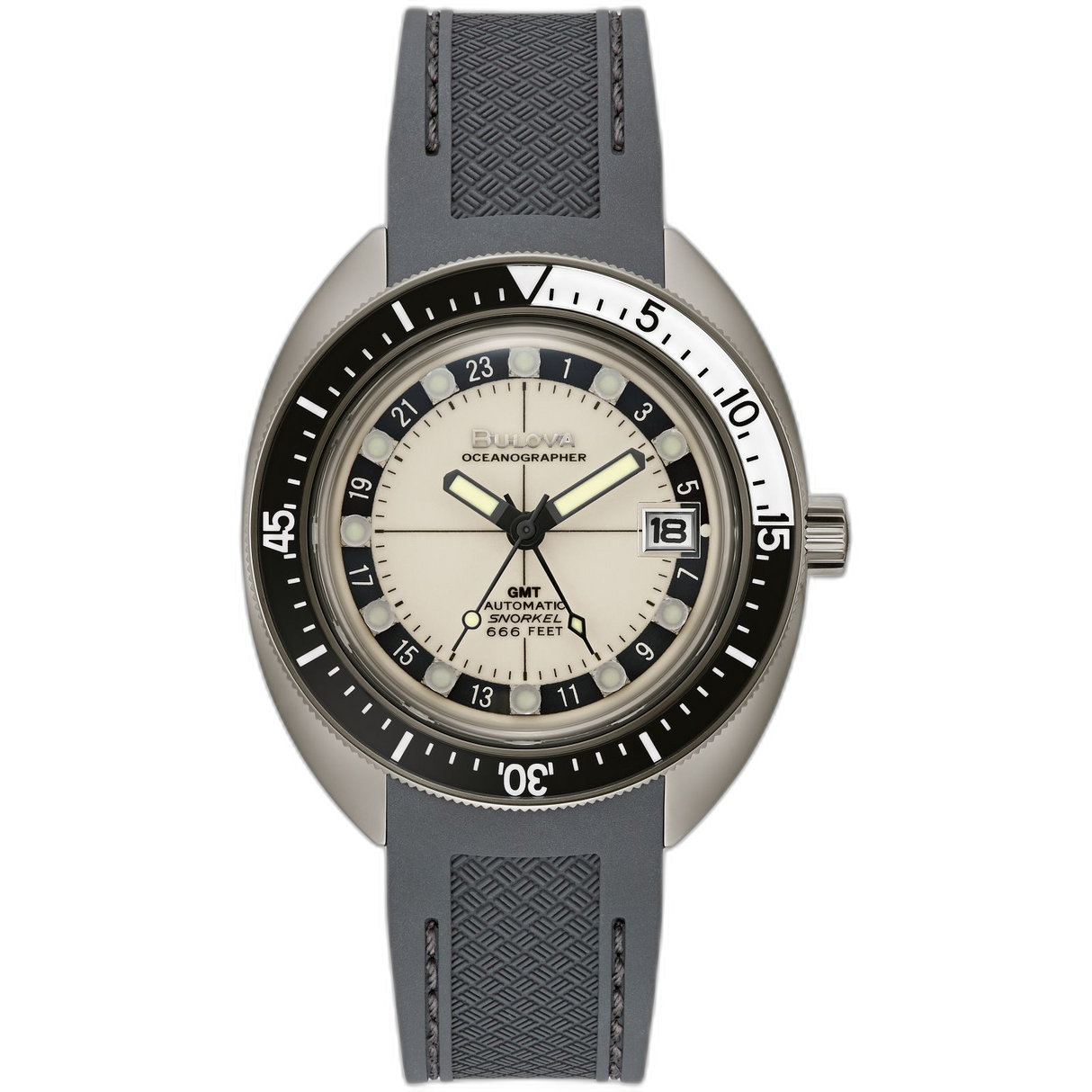 98B407 Reloj Bulova Oceanographer de hombre banda de resina