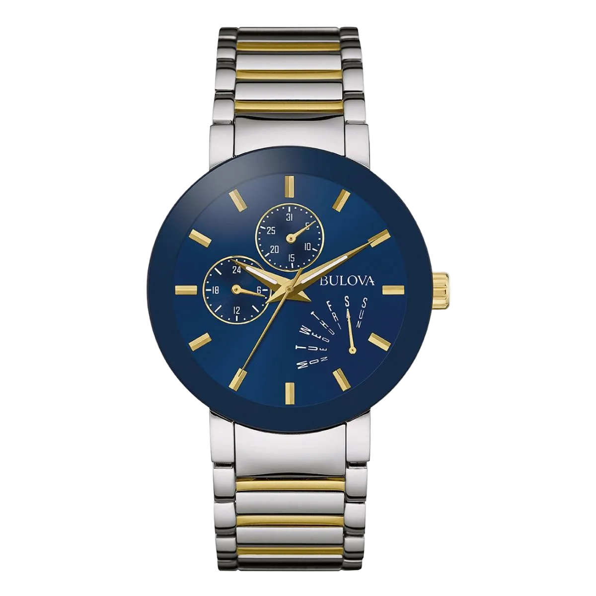 98C123 Reloj Bulova Dress para caballero pulsera de metal