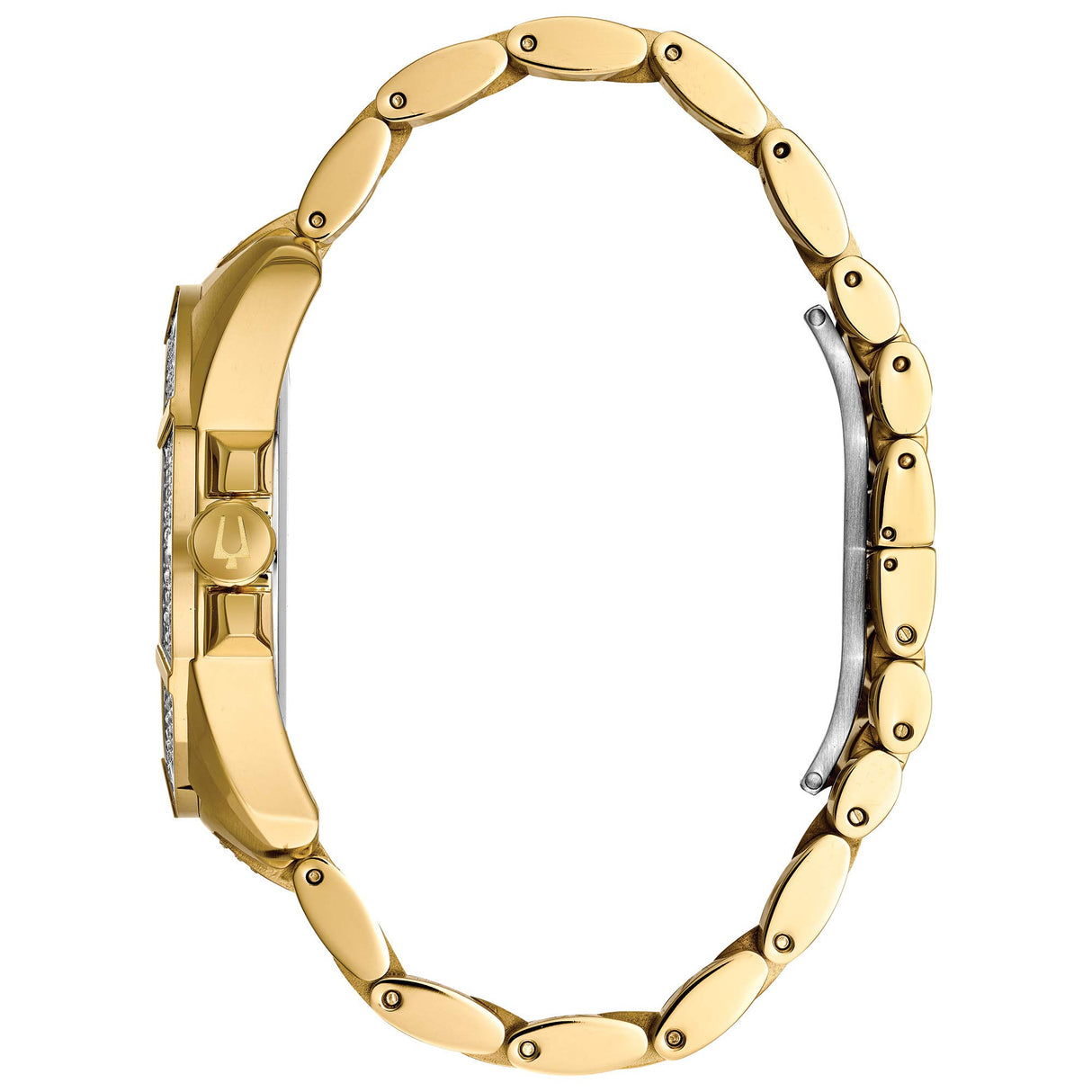 98C128 Reloj Bulova Crystal Octava de hombre pulsera de metal