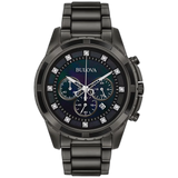 98D133 Reloj Bulova Diamond Accent de hombre pulsera de metal 44 mm