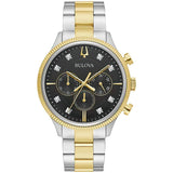 98D172 Reloj Bulova Diamante de hombre correa de metal