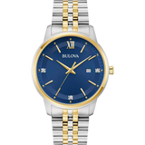 98D188 Reloj Bulova Classic de hombre pulsera de metal 41 mm