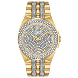 98K102 Reloj Bulova Crystal de hombre correa de metal