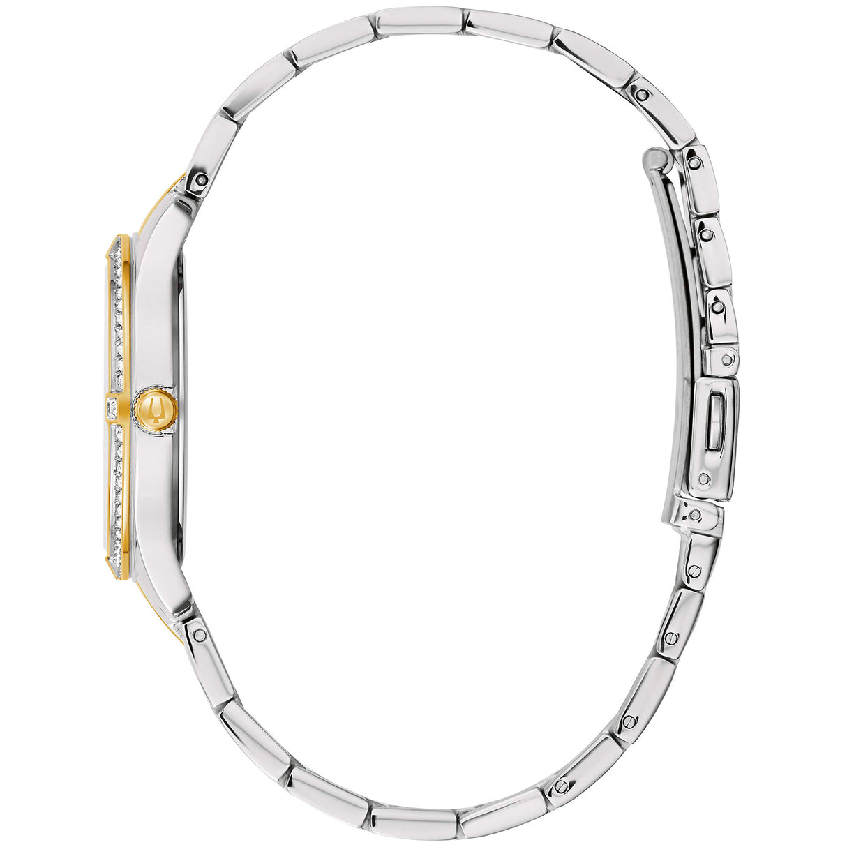 98L273 Reloj Bulova Crystal de mujer pulsera de metal
