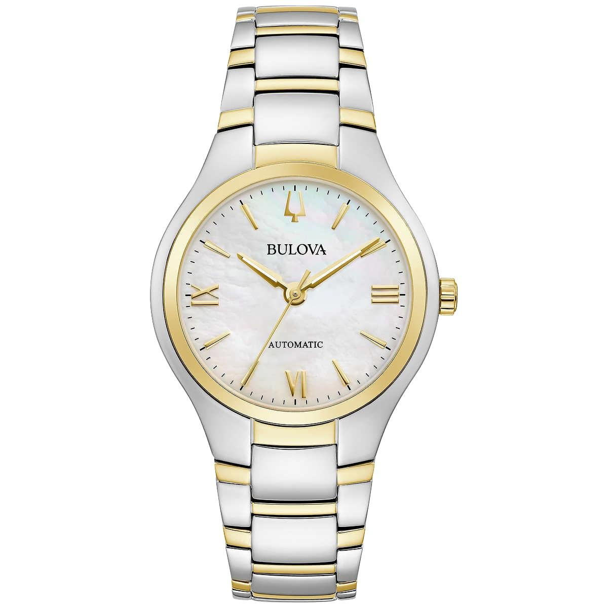 Reloj fashion bulova blanco dama