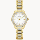 98L306 Reloj Bulova Cristal de mujer banda de acero inoxidable 29 mm