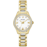 98L306 Reloj Bulova Cristal de mujer banda de acero inoxidable 29 mm