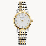 98P115 Reloj Bulova para mujer pulsera de metal