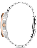 98P182 Reloj Bulova Curv de dama correa de metal