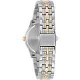 98P196 Bulova Reloj de Diamantes para Mujer dos Tonos