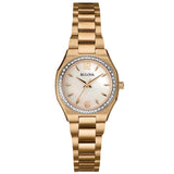 98R205 Reloj Bulova Diamond de mujer pulsera de metal 26mm