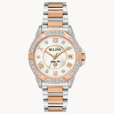 98R234 Reloj Bulova Marine Star de dama pulsera de metal 32 mm