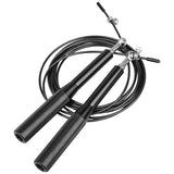 #JF10 Cuerda de salto profesional con mango de aluminio y cable de acero