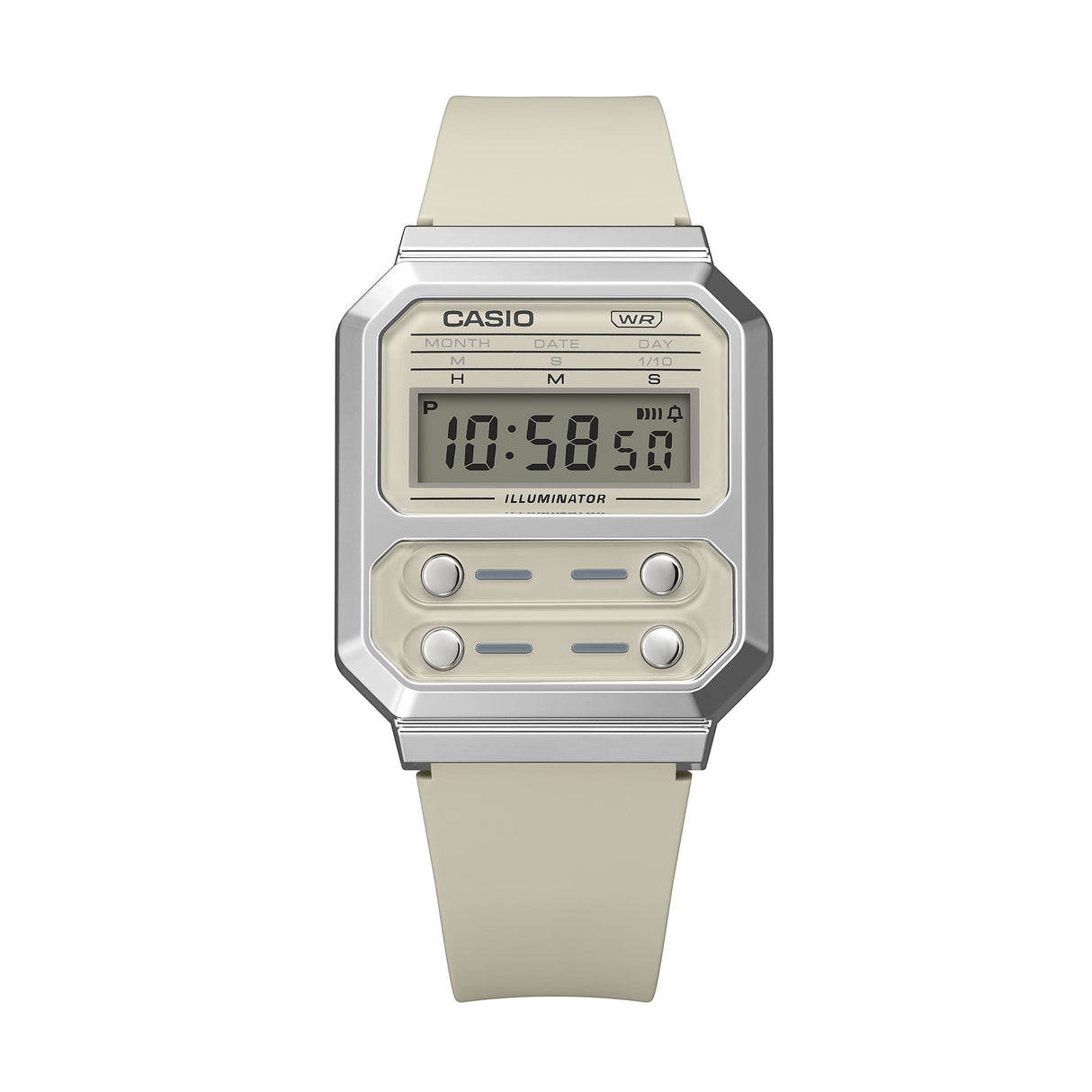 A-100 Casio Reloj Digital Unisex Pulsera de Resina Vintage Clásico