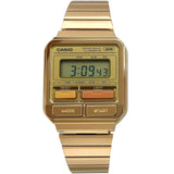 A120 Casio Reloj Unisex Vintage Clásico Pulsera de Metal Digital