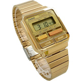 A120 Casio Reloj Unisex Vintage Clásico Pulsera de Metal Digital