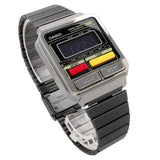 A120 Casio Reloj Unisex Vintage Clásico Pulsera de Metal Digital