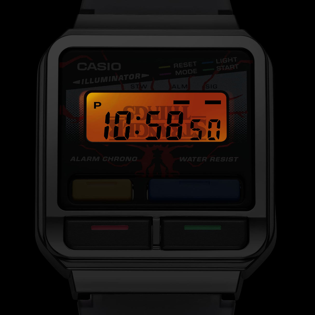 A120 Casio Reloj Unisex Vintage Clásico Pulsera de Metal Digital