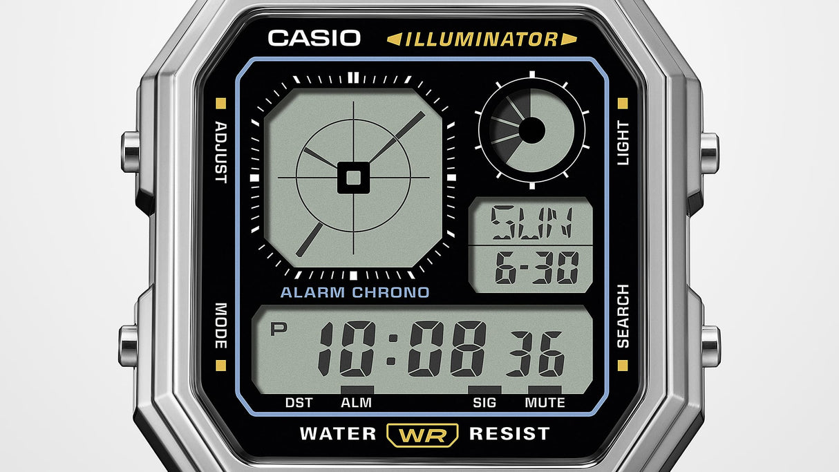 A130WE Casio de hombre pulsera de metal