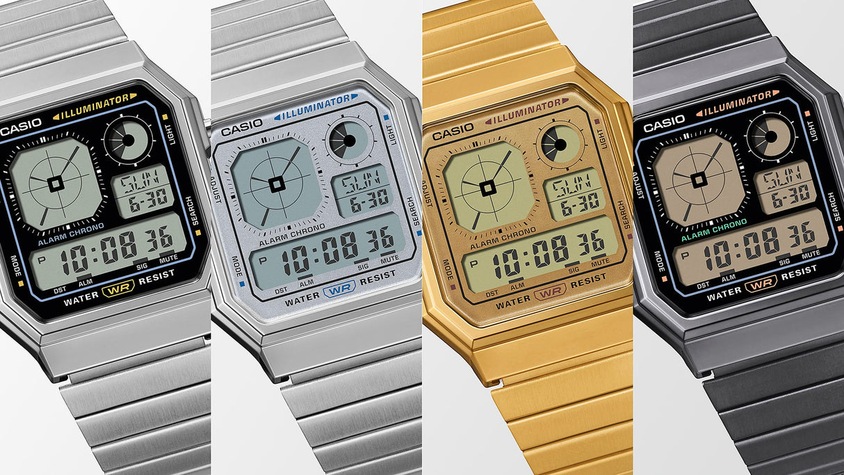 A130WE Casio de hombre pulsera de metal