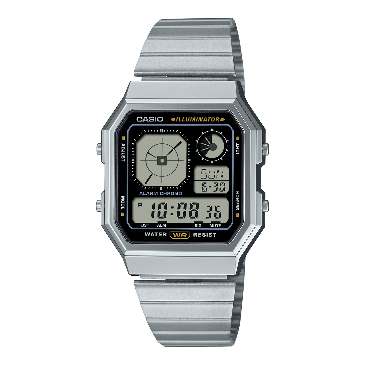 A130WE Casio de hombre pulsera de metal