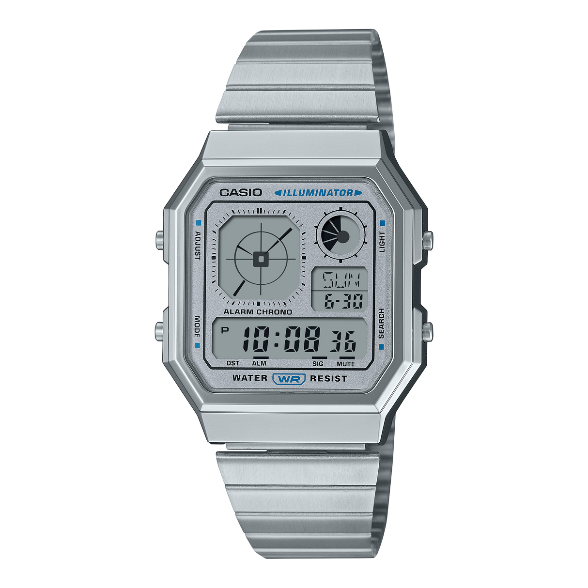 A130WE Casio de hombre pulsera de metal