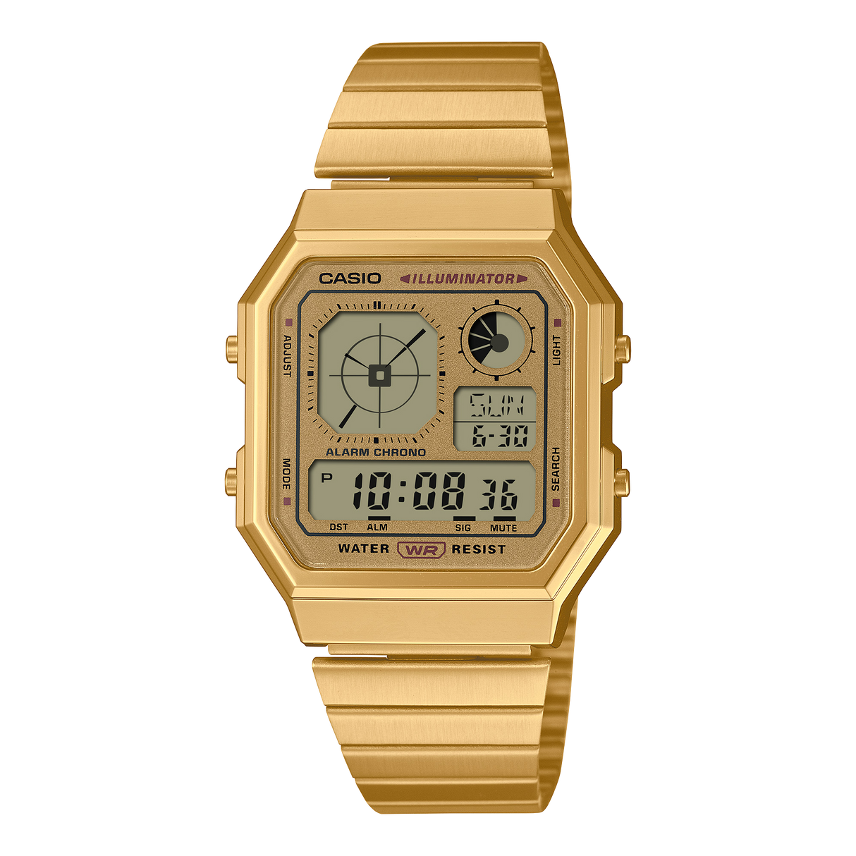 A130WE Casio de hombre pulsera de metal
