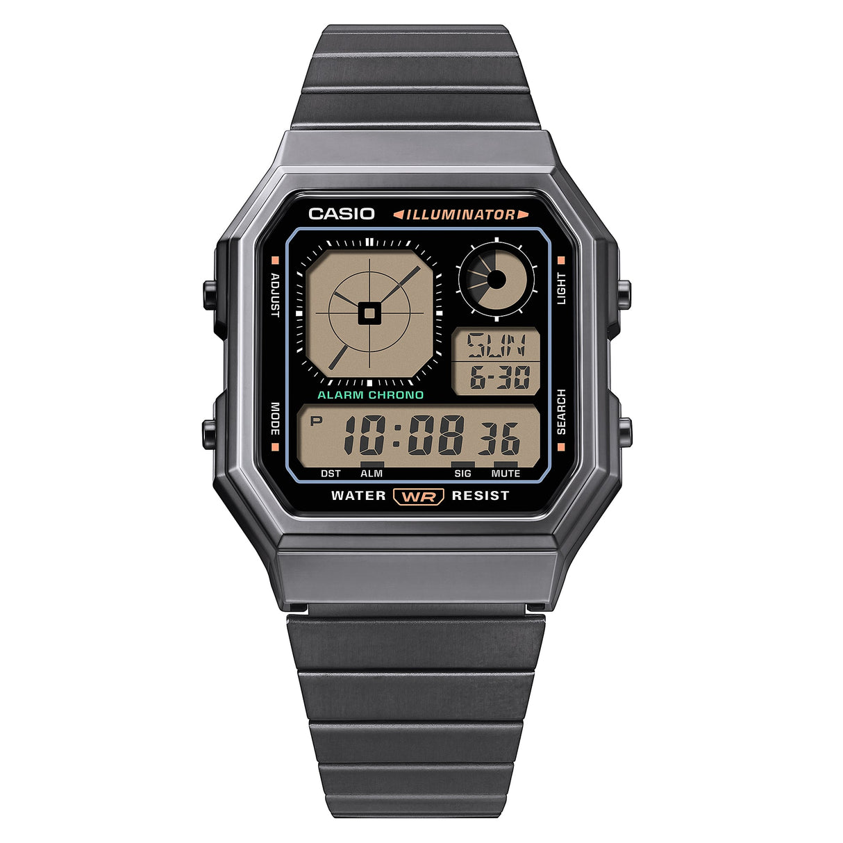 A130WE Casio de hombre pulsera de metal