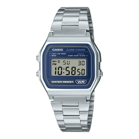 A158W Reloj Casio para hombre pulsera de metal