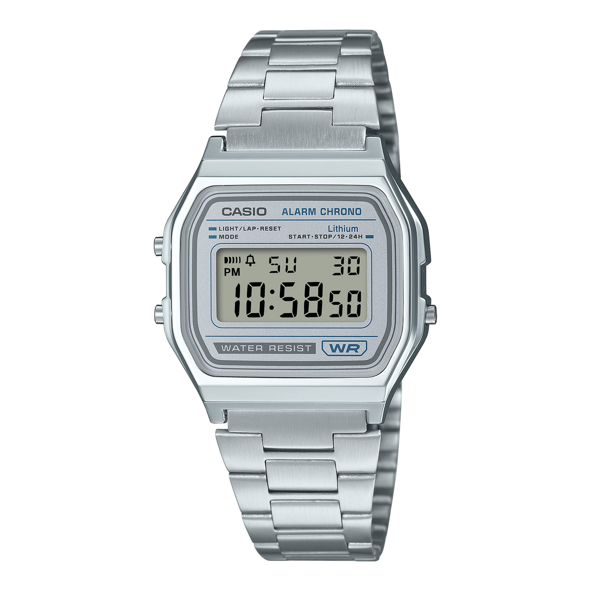 A158W Reloj Casio para hombre pulsera de metal
