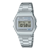 A158W Reloj Casio para hombre pulsera de metal