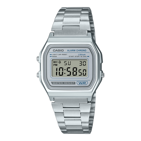 A158W Reloj Casio para hombre pulsera de metal