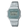 A168 Casio Reloj Unisex Pulsera de Metal Digital