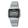 A-700 Reloj Casio para Hombre, Mujer Pulsera de Metal Digital Vintage Clásico Cronógrafo