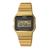 A-700 Reloj Casio para Hombre, Mujer Pulsera de Metal Digital Vintage Clásico Cronógrafo