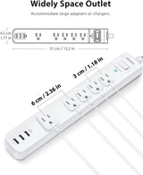 AD9110W Regleta doble Addtam 5 conexiones