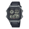 AE-1200 Reloj Casio para Hombre Pulsera de Tela Digital Illuminator Hora Mundial 10 Años de Batería