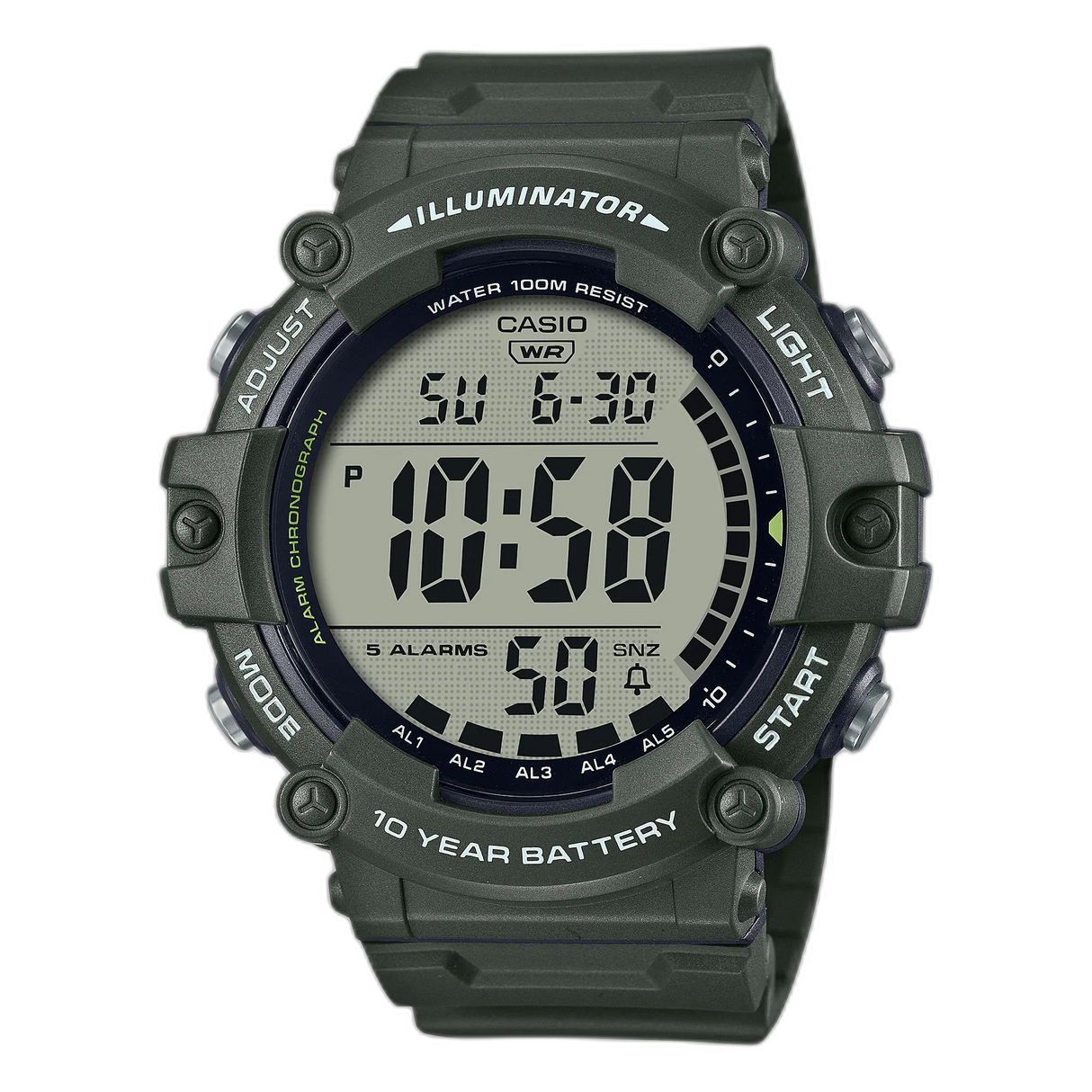 AE-1500WH Reloj Casio para Hombre Pulsera de Resina Digital