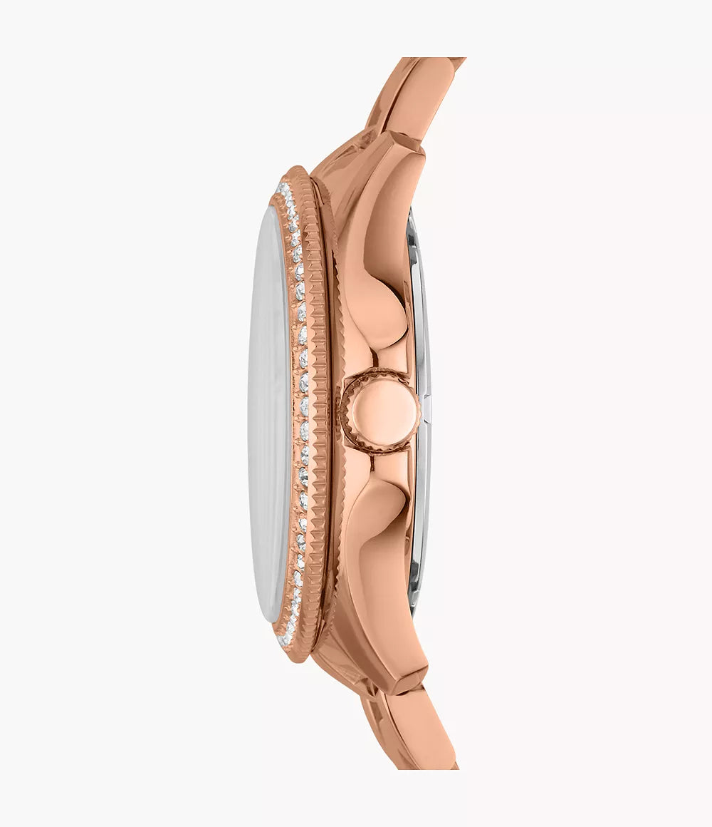 Reloj Fossil Cecile de dama pulsera de metal 40mm