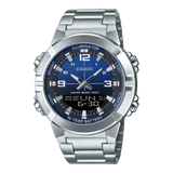 AMW-870D Reloj Casio pulsera de metal doble