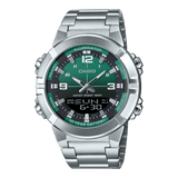 AMW-870D Reloj Casio pulsera de metal doble