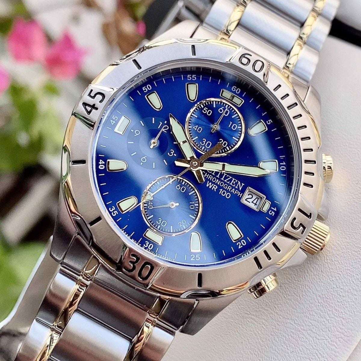 AN3394-59L Citizen Reloj para Hombre Análogo Pulsera de Metal