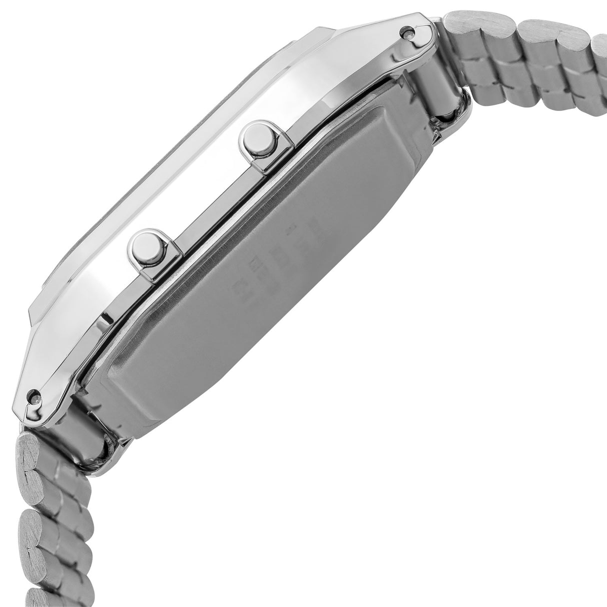 AQ-230 Reloj Casio Unisex Pulsera de Acero Inoxidable Doble hora Vintage Clásico